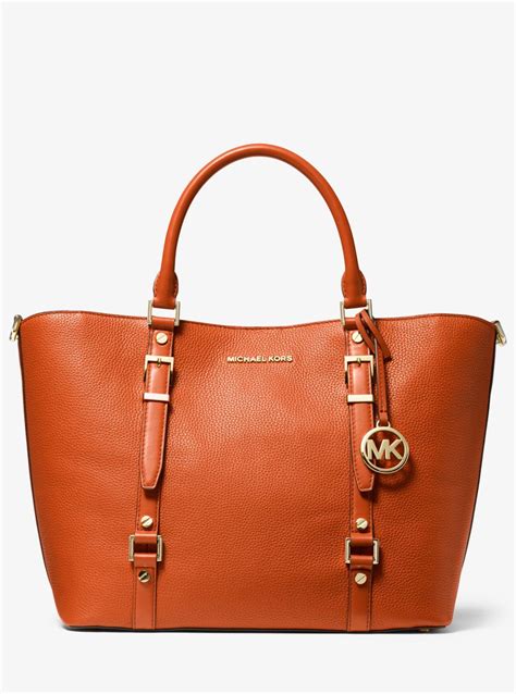 michael kors bedford legacy large pebbled leather tote bag